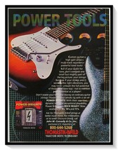 Thomastik-Infeld Power-Brights Guitar Strings Vintage 1996 Print Magazine Ad - £7.75 GBP