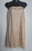 Lulus Lace Mini Dress Womens Large NEW Nylon Square Neckline Spaghetti S... - $39.99
