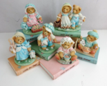 Cherished Teddies Priscilla Hillman Set Nursery Rhyme Book Display Six F... - $48.49