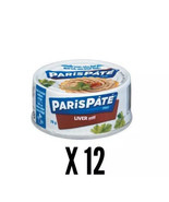 12 Tins Paris Pate Liver 78 G Per Tin Liver Spread - $49.39