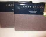 2 Ralph Lauren RIVERPORT Great Compton Standard shams Purple - $130.51