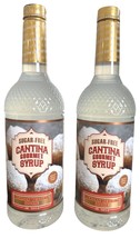 2Pack Cantina Gourmet Sugar Free Flavored Syrup, Mexican Wedding Cookie ... - $26.72