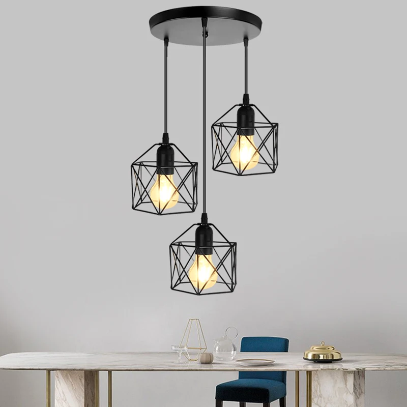 Chandelier Ceiling Pendant Light Modern LED E27/26 Bulb Shade Home Lumin... - $16.92+