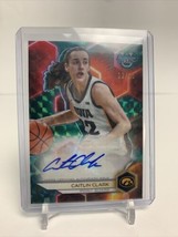 2023-24 Bowman&#39;s Best U. - Teal Geometric AUTO - Caitlin Clark 12/15 - £1,000.63 GBP