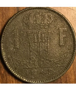 1942 BELGIQUE 1 FRANC COIN - £1.63 GBP