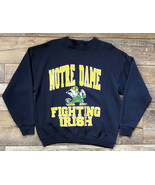 Vintage Notre Dame Fighting Irish Sweatshirt PM Blue - Size XXL - £27.14 GBP