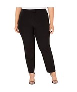 MSRP $99 Anne Klein Women&#39;s Size Plus Extend TAB Bowie Pant Anne Black S... - $639.51 MXN