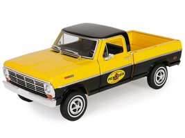 1969 Ford F-100 Pickup Truck &quot;Pennzoil&quot; Yellow and Black &quot;Running on Empty&quot; S... - £35.02 GBP