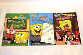 Lot Of 3 Spongebob Squarepants Paperback BOOKS--STEVEN Banks - £9.95 GBP