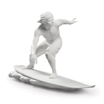 Lladro 01009173 Soul Surfer Porcelain Figurine New - $490.00