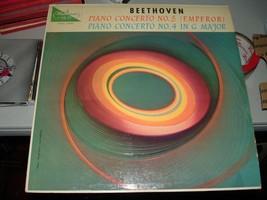 Beethoven Piano Concerto No. 5 (Emperor) Piano Concerto No. 4 in G Major 1953 LP - £11.68 GBP