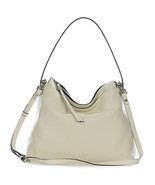 Gianni Chiarini Italian Made Beige Genuine Pebbled Leather Slouchy Hobo Bag - $6,403.29 MXN