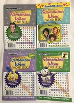 Lot of 4 Spotlight Celebrity Remember When Word Seek Puzzles Books 2021 ... - £15.14 GBP