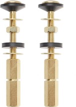 Jwodo Brass Toilet Tank Bolts, 2Packs Toilet Tank To Bowl Screws With Cone - £28.23 GBP