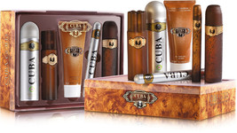 Cuba gold 5 pcs set for men: 3.3 eau de toilette spray + 1.17 eau de toi... - $56.49