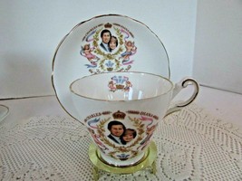 Heritage Regency Bone China Charles &amp; Diana Birth Of First Child Teacup &amp; Saucer - £19.51 GBP