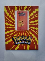Vintage Pokemon Folder Holographic Pikachu  2000 NEW See All Pictures Please - £11.61 GBP