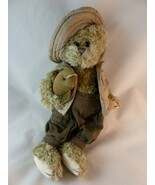 Bearington MacK &amp; Earl Teddy Bear Plush 16&quot; Fisherman w Hat vest pantsl ... - $23.58 CAD