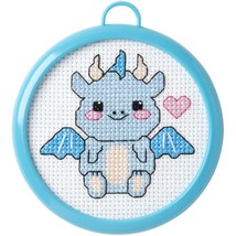 DIY Bucilla Dragon Baby Kids Beginner 1st Stitch Counted Cross Stitch Kit - £9.55 GBP