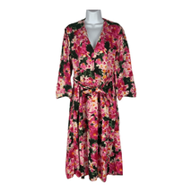 Zara Women&#39;s Floral Printed Dress with Belt Size XS - £54.27 GBP