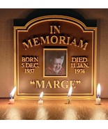 3D TRUCKER LARGE MARGE Memorial Display Sign Plaque Logo Pee Wee Herman  - $19.85