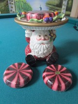 Fitz And Floyd Candle Holder And "Candy" Candles Original Nib - $44.55