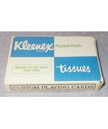 Kleenex Tissues Pocket Pack Custom Playing Cards Sealed Unopened Deck 19... - $9.95