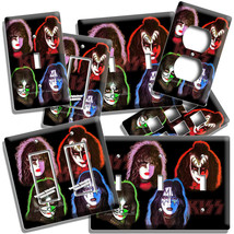 Kiss Hard Rock Band Solo Album Inspired Light Switch Outlet Plates Studio Decor - £14.33 GBP+