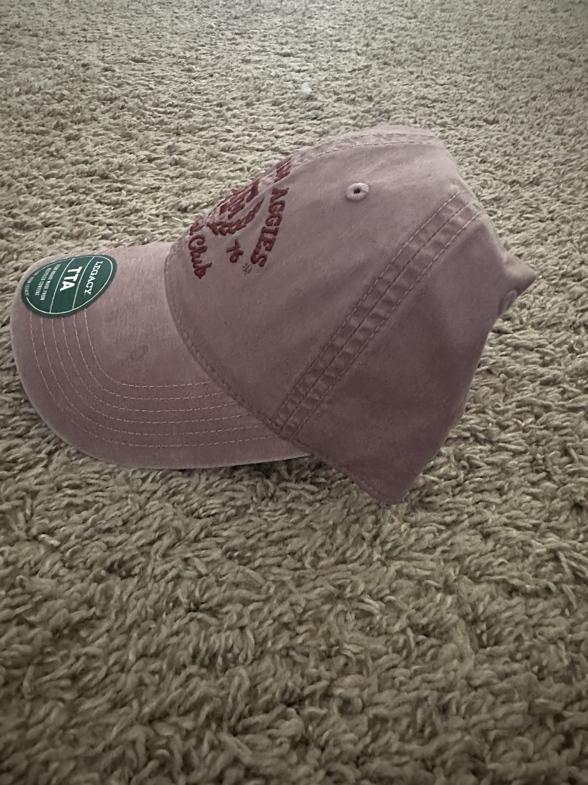 League-Legacy Women's Texas A&M Aggies Dusty Rose Social Club Adjustable dad Hat Item image 4