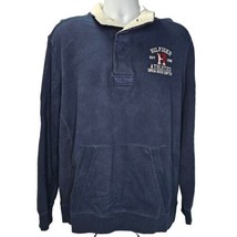 Tommy Hilfiger Athletics Rugby Team Pullover Sweatshirt Mens Large Blue Sweater - £23.72 GBP