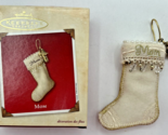 1999 Hallmark Gingerbread Mom Stocking Keepsake Ornament U67 - $12.99