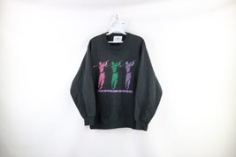 Vtg 90s Streetwear Mens Medium Faded Spell Out Pebble Beach Golf Sweatshirt USA - £50.98 GBP