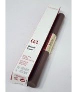 Clarins Brow Duo Defines &amp; Fixes Brows 03 Cool Brown Full Size - $271.50 MXN