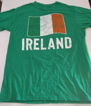 Mad Engine Ireland Flag Graphic TShirt Mens Large Green Cotton Blend Gra... - £11.47 GBP