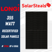 Used LONGi LR4-60HPB-355M 355W 120 Cell Monocrystalline 355 Watt Solar P... - $140.00
