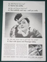 Ipana Tooth Paste Good Housekeeping Magazine Ad Vintage 1941 - £11.96 GBP