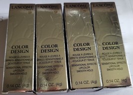 LANCOME COLOR DESIGN SENSATIONAL EFFECTS LIPCOLOR SMOOTH HOLD 0.14 oz PI... - $24.00
