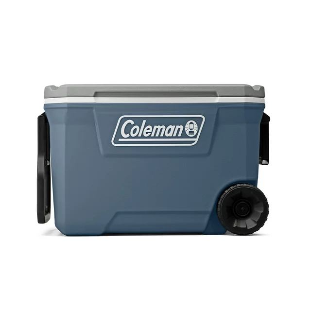 Coleman 316 Series 62QT Lakeside Blue Hard Chest Wheeled Cooler - £123.15 GBP