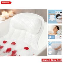 Luxury Ergonomic Bath Pillow - 4D Mesh with 6 Suction Cups for Ultimate ... - $54.40