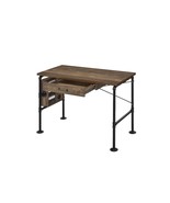Endang Writing Desk, Weathered Oak &amp; Black Finish - €169,63 EUR