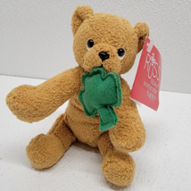 Russ Berrie Luv Pets Luckies Bear Plush St. Patrick&#39;s Day Clover Shamrock - New - £33.47 GBP