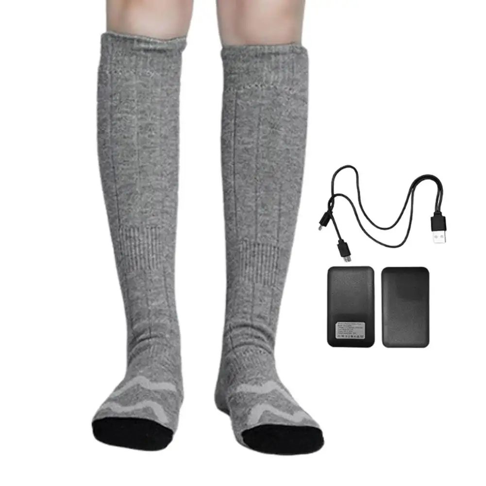 Winter Warm Socks Intelligent Electric Heating Socks Heating Thick Cotton Socks  - £77.14 GBP