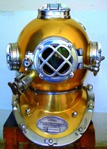 Diving Helmet Antique Deep Sea 18&quot; Mark V Heavy Model A Royal Gift - £303.13 GBP
