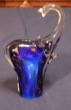BLUE GLASS ELEPHANT - £23.59 GBP