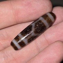 Vintage Old Himalayan Indo Tibetan Agate Beads Turtle pattern - $1,214.34 MXN