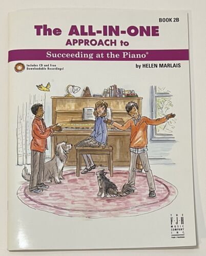 Primary image for The All-In-One Approach to Succeeding at the Piano by Helen Marlais Book 2B w/CD