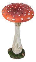 Enchanted Fairy Garden Pillar Toadstool Mushroom Home Decor Figurine 6.75"H - $20.99