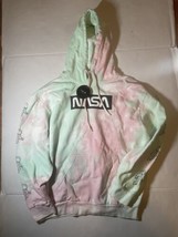 Hyper Space Size M NASA Pullover Hoodie Spaceship Astronaut Pastel Tie D... - £29.03 GBP