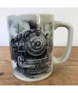 Vtg Otagiri Japan Sunrise Publications Porcelain 2947 Steam Train Art Co... - £23.56 GBP