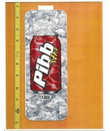 Coke Chameleon Size Pibb Xtra 12 OZ CAN Soda Machine Flavor Strip CLEARA... - $1.50